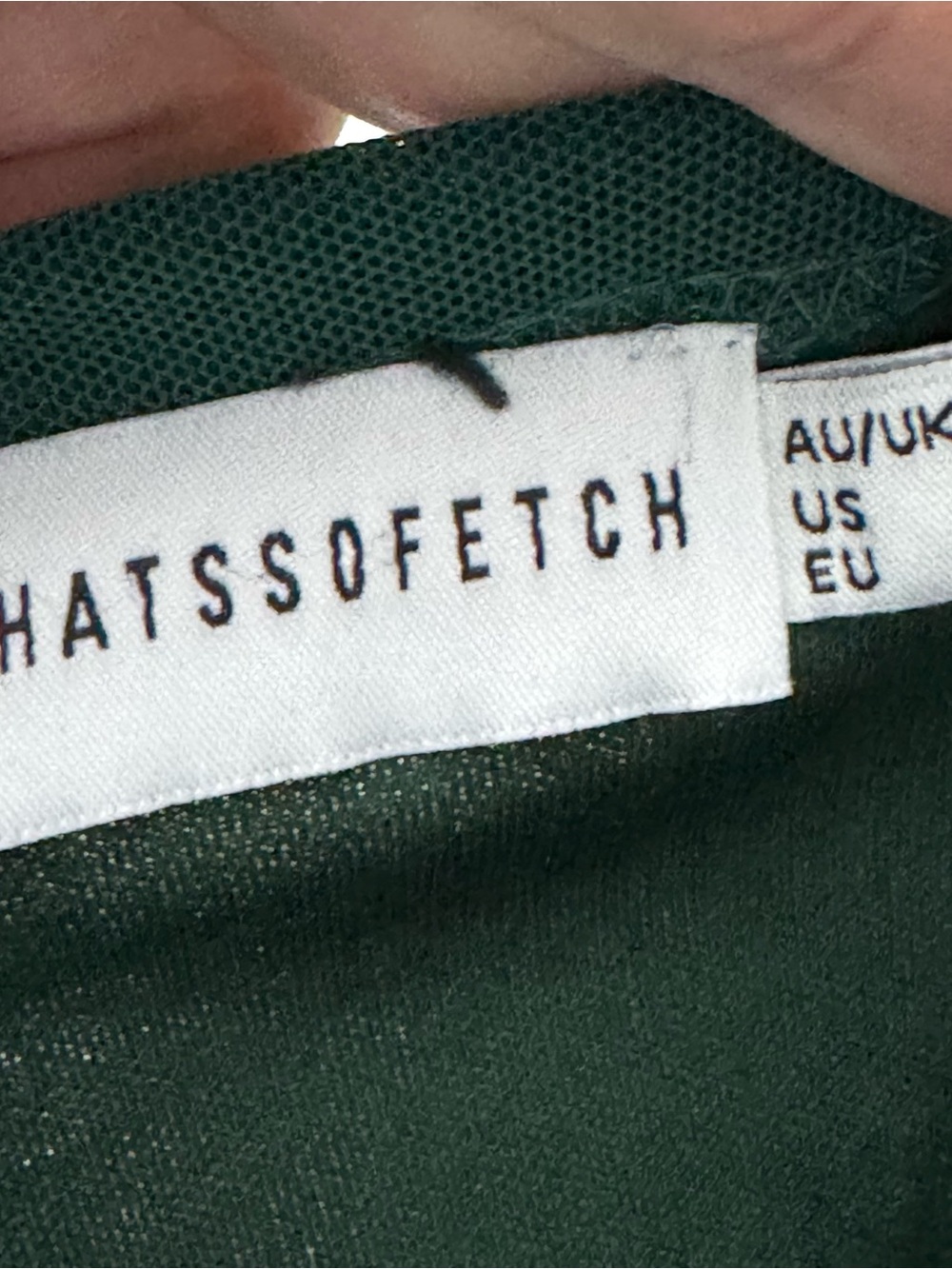 That’s So Fetch Green Ruched Bodycon Midi Dress Underwire US 12 - Picture 8 of 11